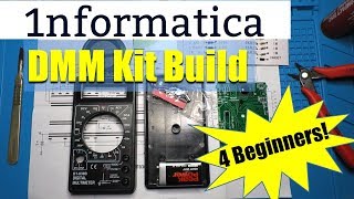 Digital Multimeter Kit Build DT830B DMM  Electronic Beginners Project [upl. by Sidoeht]