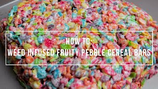 Quick amp Easy  How To Make Fruity Pebble Edibles [upl. by Nauqad]