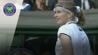 Steffi Graf answers marriage proposal at Wimbledon [upl. by Judi680]