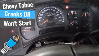 Chevy Tahoe Crank No Start [upl. by Elidad998]