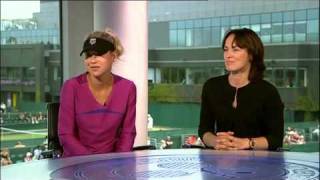 Martina Hingis amp Anna Kournikova 2010 SW19 BBC Interview [upl. by Nagap]