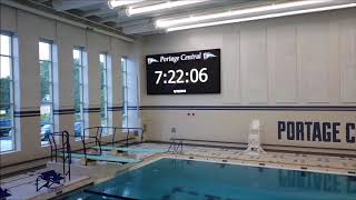 Portage Central HS Pool [upl. by Hanaj]