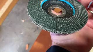 Dewalt Flapper Wheel  Its Effectiveness On Sanding Wood Removing Varnish Dewalt Flapper Disc [upl. by Celestia]