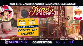 Junes Journey en français compétition du jour Contre la montre 10 amp 11 juillet Time Rush 🇫🇷 [upl. by Udelle]