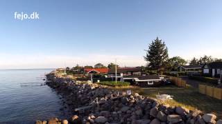 Juelsminde von oben Türkises Meer und tolle Ferienhäuser an der Ostsee [upl. by Anahsat]