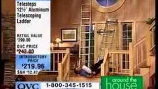 QVC Ladder Fall Blooper [upl. by Deeraf]