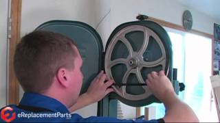 How to Install a Bandsaw Tire [upl. by Anelas]