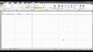 Create a Bookkeeping Spreadsheet using Microsoft Excel  Part 1 [upl. by Citron148]