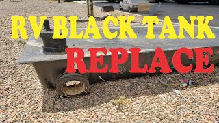 How to Replace a RV Black TankWARNING ITS GROSS [upl. by Trevar531]