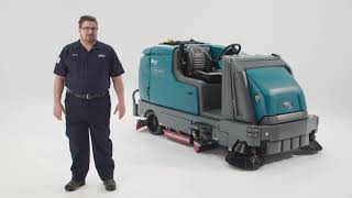 M17 SweeperScrubber and T17 Scrubber  Demonstration  Tennant Company [upl. by Riedel555]