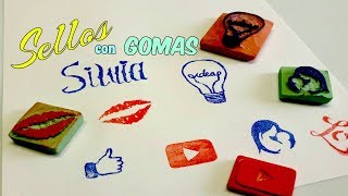 Cómo hacer SELLOS PERSONALIZADOS con CUTTER y BORRADORES [upl. by Illene]