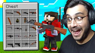 MINECRAFT BUT THERE ARE GUNS [upl. by Johanan]