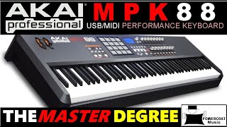 AKAI MPK88 USBMIDI Performance Keyboard Why and How I Use It [upl. by Hahnert]