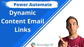 Power Automate Dynamic Content Email Links [upl. by Bello]