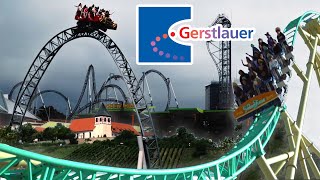 Top 10 Roller Coasters by Gerstlauer [upl. by Hanaj]