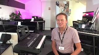 Yamaha PSRSX600 Keyboard Demo At Musicroom Lincoln [upl. by Ohploda]