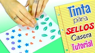 Tintas para Sellos Tintas para Scrapbook TUTORIAL [upl. by Emorej]