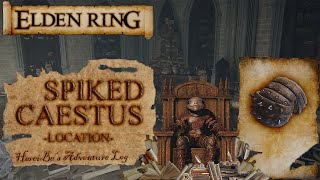 Spiked Caestus Location  Elden Ring [upl. by Weintrob289]