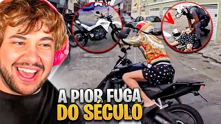 REAGINDO A PIOR FUGA DO SÉCULO  React Xracing [upl. by Abbye568]