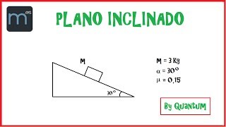 Plano inclinado con rozamiento Bachillerato [upl. by Adnilav]