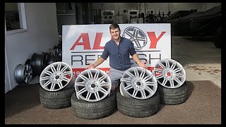 HOW TO PROFESSIONALLY REFURBISH ALLOY WHEELS Complete Guide [upl. by Ruffin]