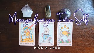 🔮 Messages from your Future Self 🔮  pick a card  timeless tarot reading [upl. by Hourigan]