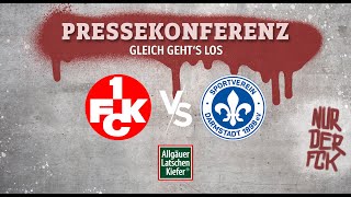 Pressekonferenz nach dem Heimspiel gegen den SV Darmstadt 98 [upl. by Ohara]