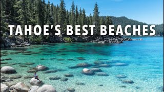 5 GORGEOUS Beaches in Lake Tahoe  Tahoes East Shore [upl. by Dlonra]