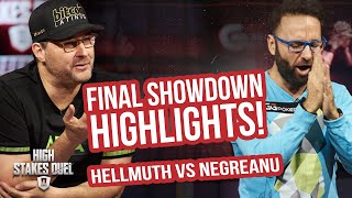 Phil Hellmuth vs Daniel Negreanu Final Showdown Highlights  High Stakes Duel II [upl. by Joub]