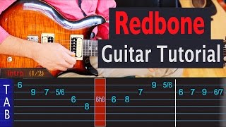 Redbone  Childish Gambino  Guitar Lesson [upl. by Baptiste527]