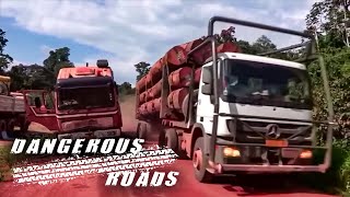 Worlds Most Dangerous Roads  Gabon  Deadliest Forest [upl. by Ainehs]