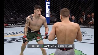 UFC277 Pelea Gratis Moreno Kara France 1 [upl. by Vastah]