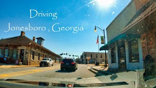 Jonesboro Georgia  Drive Tour  South Of Atlanta Suburb USA [upl. by Lyrac]