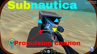 Propulsion Cannon Fragment Location Subnautica [upl. by Airrej]