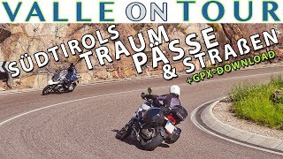 Südtirol Motorrad Tour  die schönsten Pässe und Straßen der Dolomiten [upl. by Randee]