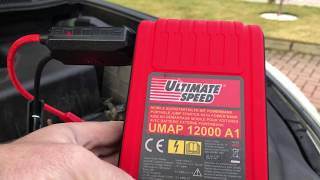 Ultimate Speed 2 in 1 Jump Starter with Power Bank Lidl [upl. by Gerge]