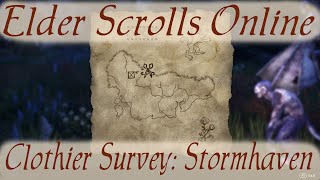 Clothier Survey Stormhaven Elder Scrolls Online [upl. by Ear]