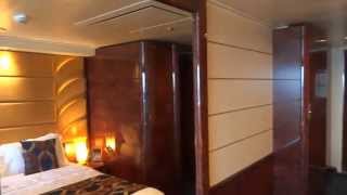 MSC Fantasia Yacht Club Deluxe Suite Tour [upl. by Nosnar]