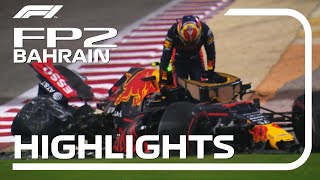 2020 Bahrain Grand Prix FP2 Highlights [upl. by Lletnahc]