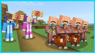 MIPAN amp ZUZUZU BALES DENDAM KE WARGA VILLAGER DI MINECRAFT DI USIR DARI DESA [upl. by Hnil]