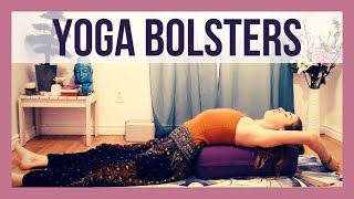 Restorative Yoga Poses With A Bolster [upl. by Helm]