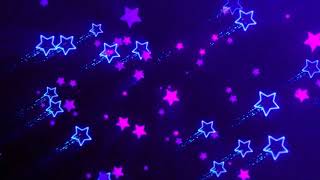 FONDO DE PANTALLA ESTRELLAS NEON VOLANDO HD BACKGROUND NEON STARS FLIYING HD [upl. by Naivaf]