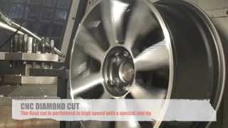 Alloy Wheel Repair Refinish Diamond Cut Wheel [upl. by Annasiul618]