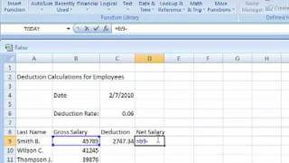 How to Create a Spreadsheet using Excel [upl. by Aidualk504]