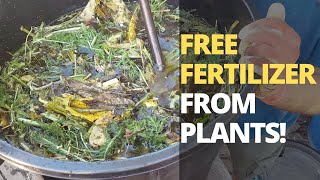 How to Make POWERFUL Fertilizer from ANY Plant [upl. by Enaud]