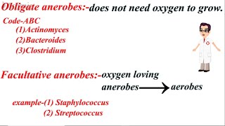 AEROBIC BACTERIA ANAEROBIC BACTERIA MNEMONICS [upl. by Adnilev901]