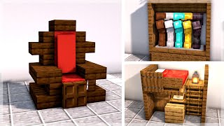 Minecraft 30 Medieval Interior Build Ideas and Hacks [upl. by Helman]