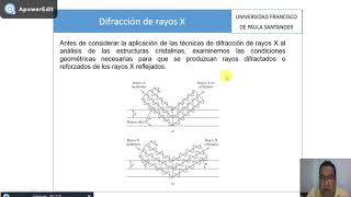 Difracción de Rayos X Análisis de Estructuras Cristalinas [upl. by Merideth529]