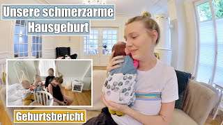 Meine Hausgeburt 💙 Geburtsbericht  Schmerzarm mit Hypnobirthing  Isabeau [upl. by Spear]