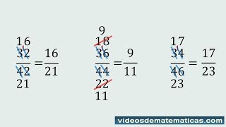 Simplificacion de fracciones ejercicios resueltos [upl. by Tatum]